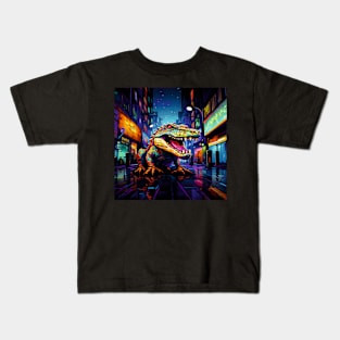 Futuristic Alligator Kids T-Shirt